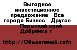 Выгодное инвестиционное предложение - Все города Бизнес » Другое   . Пермский край,Добрянка г.